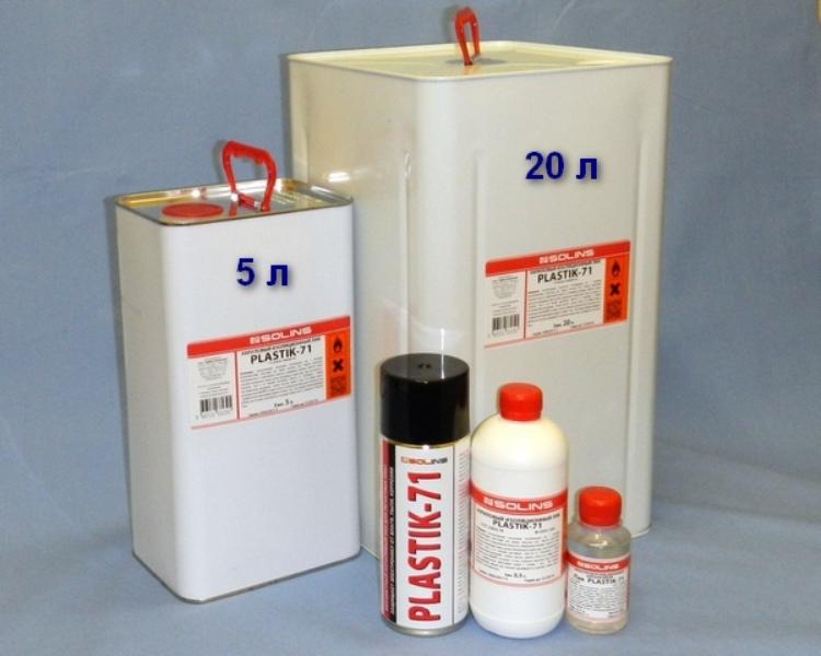 SOLINS PLASTIK-71 Лак акриловый изоляционный для печатных плат флакон 500 мл