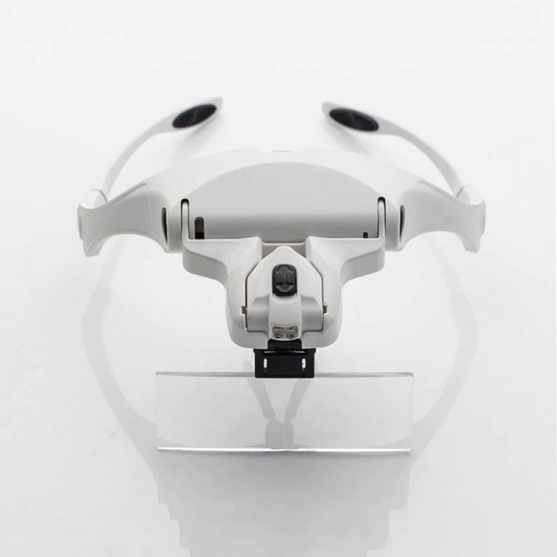 Очки монтажные с набором линз (5шт. -1.0/1.5/2.0/2.5/3.5) и подсветкой