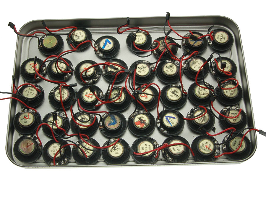 Динамик для навигатора, китайского планшета, круглые D=26 мм, 32 Ом, 0.2 Ватт