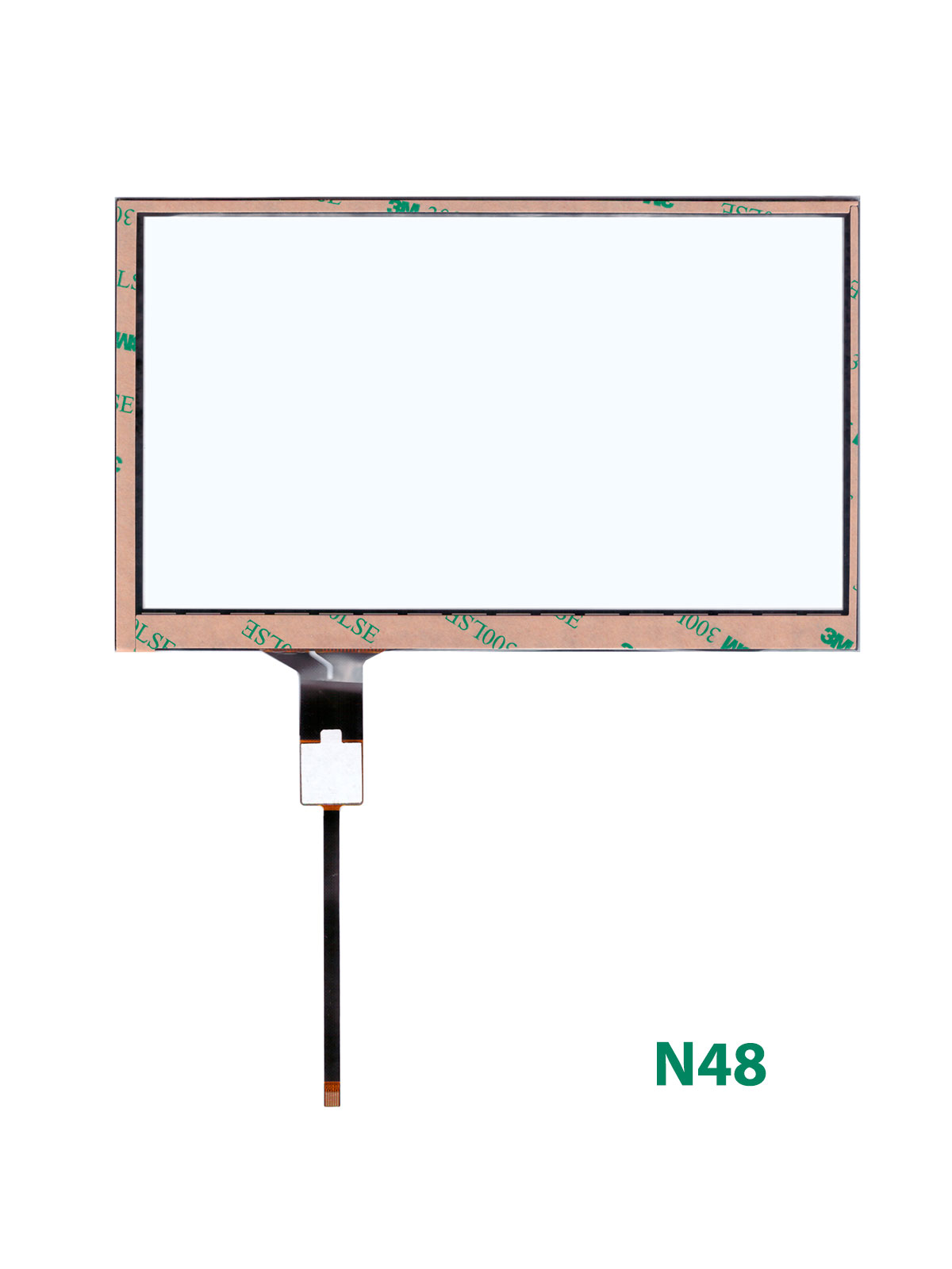 Сенсор емкостной на магнитолу 7 дюймов (100x165мм) N48, 6pin