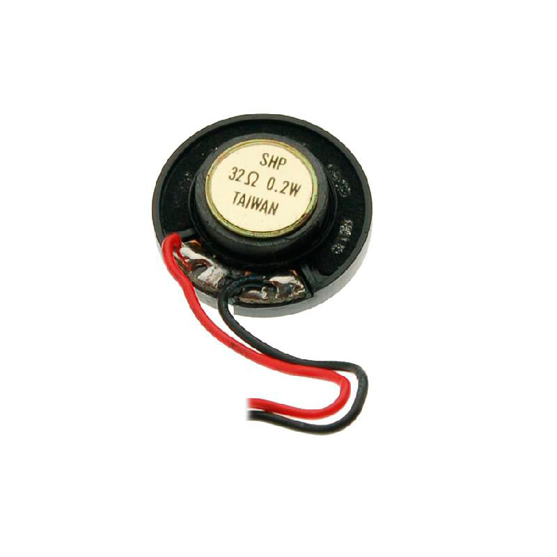 Динамик для навигатора, китайского планшета, круглые D=26 мм, 32 Ом, 0.2 Ватт