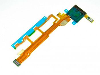 Шлейф Sony L36h (Xperia Z) с боковыми кнопками и микрофоном (для динамика), Original