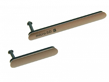 Боковые заглушки Sony Xperia Z3 (2шт комплект) медный, Original