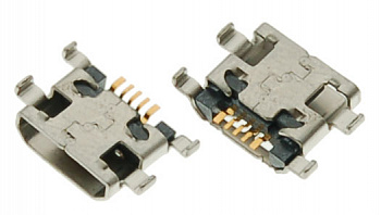Разъем зарядки Asus ZE500KL micro-USB 5pin (в разрез прямой)