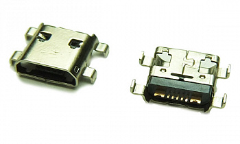 Разъем зарядки Samsung i8190 micro-USB 7pin (в разрез прямой широкий) Original