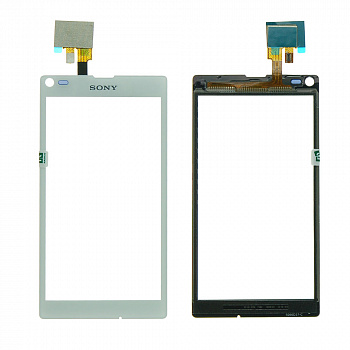 Тачскрин Sony c2104/c2105 Xperia L (белый), Original