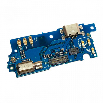 Шлейф Meizu M3s с разъемом зарядки и микрофоном