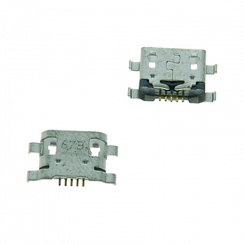 Разъем зарядки Xiaomi Mi Max micro-USB 5pin (в разрез прямой)