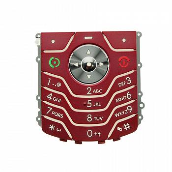 Клавиатура Motorola L6 розовая