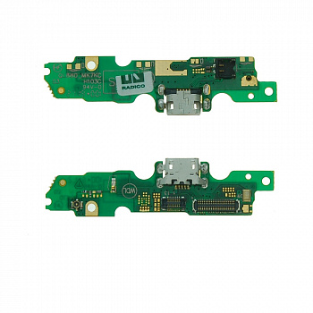 Шлейф Motorola Moto G5 плата с разъемом зарядки и микрофоном