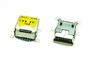 Разъем зарядки Motorola V3x/k1 (на плату перевернутый) 5pin mini USB, original