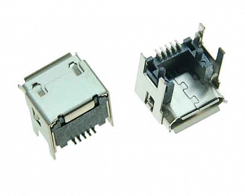 Разъем зарядки JBL Charge 3 (5pin на плату перевернутый высокий) micro-USB, Original